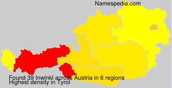 Surname Inwinkl in Austria Surname Inwinkl in Austria