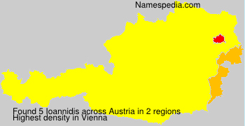 Surname Ioannidis in Austria