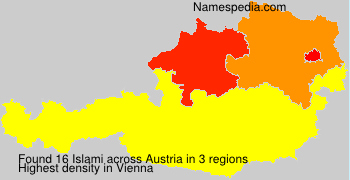 Surname Islami in Austria Surname Islami in Austria