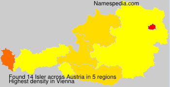 Surname Isler in Austria