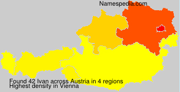 Surname Ivan in Austria