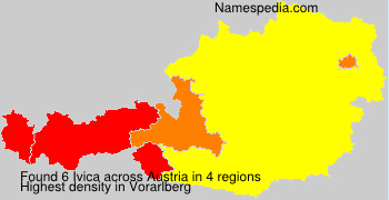 Surname Ivica in Austria Surname Ivica in Austria