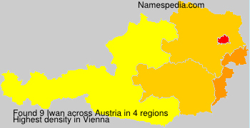 Surname Iwan in Austria Surname Iwan in Austria