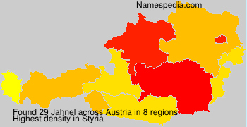 Surname Jahnel in Austria