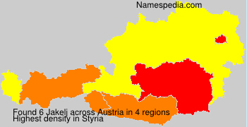 Surname Jakelj in Austria Surname Jakelj in Austria