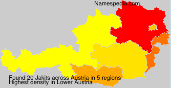 Surname Jakits in Austria Surname Jakits in Austria
