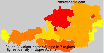 Surname Jakobi in Austria Surname Jakobi in Austria