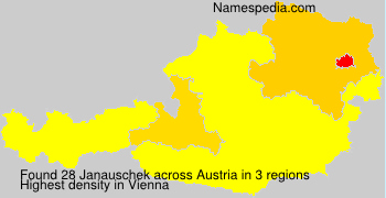 Surname Janauschek in Austria Surname Janauschek in Austria