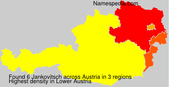 Surname Jankovitsch in Austria Surname Jankovitsch in Austria