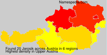 Surname Jarosik in Austria Surname Jarosik in Austria