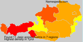 Surname Jasic in Austria Surname Jasic in Austria