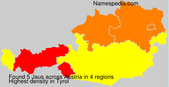 Surname Jaus in Austria Surname Jaus in Austria