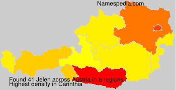 Surname Jelen in Austria Surname Jelen in Austria