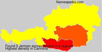 Surname Jerman in Austria Surname Jerman in Austria