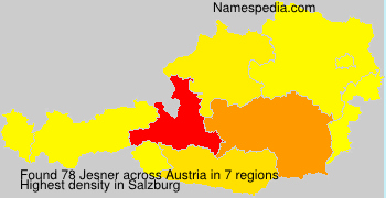Surname Jesner in Austria Surname Jesner in Austria