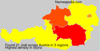 Surname Jodl in Austria Surname Jodl in Austria