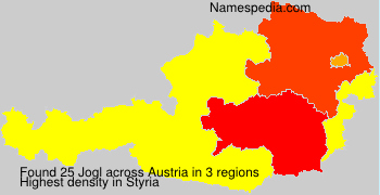 Surname Jogl in Austria Surname Jogl in Austria