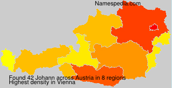 Surname Johann in Austria Surname Johann in Austria