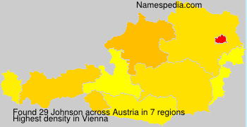 Surname Johnson in Austria Surname Johnson in Austria