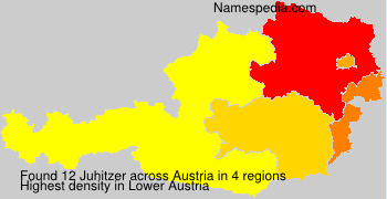 Surname Juhitzer in Austria