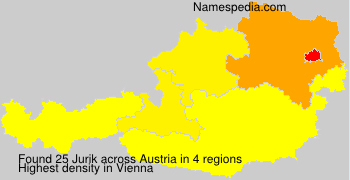 Surname Jurik in Austria