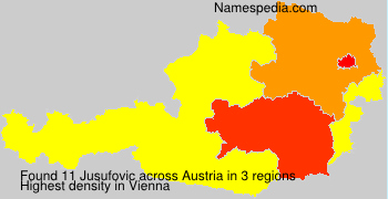 Surname Jusufovic in Austria Surname Jusufovic in Austria