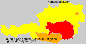 Surname Kac in Austria Surname Kac in Austria