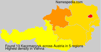 Surname Kaczmarczyk in Austria Surname Kaczmarczyk in Austria