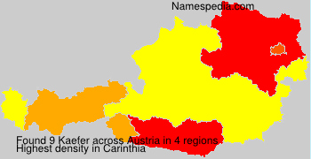 Surname Kaefer in Austria Surname Kaefer in Austria