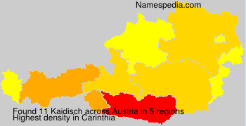 Surname Kaidisch in Austria Surname Kaidisch in Austria