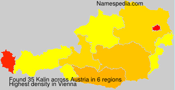 Surname Kalin in Austria Surname Kalin in Austria