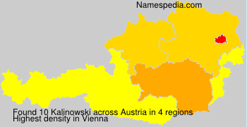 Surname Kalinowski in Austria Surname Kalinowski in Austria