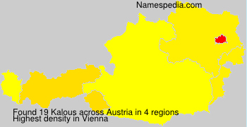 Surname Kalous in Austria Surname Kalous in Austria