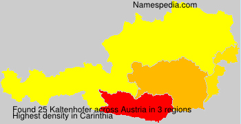 Surname Kaltenhofer in Austria Surname Kaltenhofer in Austria
