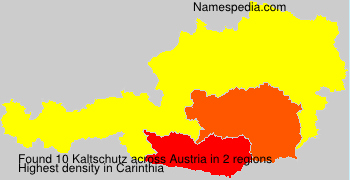 Surname Kaltschutz in Austria Surname Kaltschutz in Austria