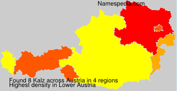 Surname Kalz in Austria Surname Kalz in Austria