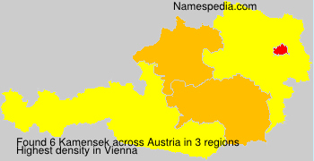 Surname Kamensek in Austria Surname Kamensek in Austria