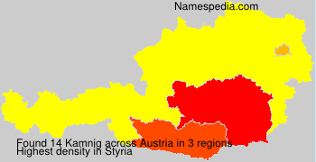Surname Kamnig in Austria Surname Kamnig in Austria