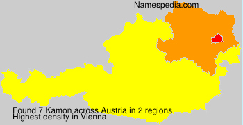 Surname Kamon in Austria Surname Kamon in Austria