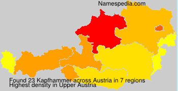 Surname Kapfhammer in Austria Surname Kapfhammer in Austria
