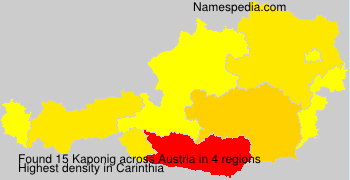 Surname Kaponig in Austria Surname Kaponig in Austria