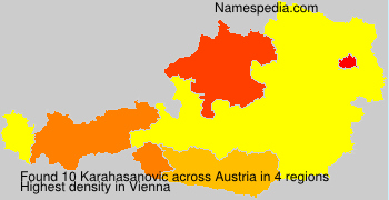 Surname Karahasanovic in Austria Surname Karahasanovic in Austria