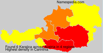 Surname Karajica in Austria Surname Karajica in Austria