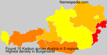 Surname Karbun in Austria Surname Karbun in Austria