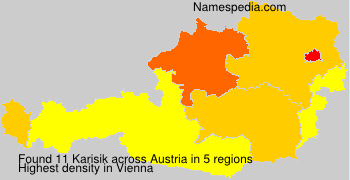 Surname Karisik in Austria Surname Karisik in Austria