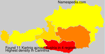 Surname Kartnig in Austria Surname Kartnig in Austria