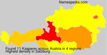 Surname Kasperer in Austria Surname Kasperer in Austria