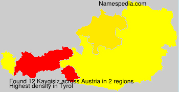 Surname Kaygisiz in Austria Surname Kaygisiz in Austria