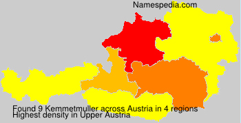 Surname Kemmetmuller in Austria Surname Kemmetmuller in Austria