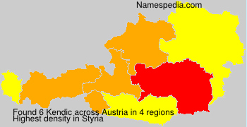 Surname Kendic in Austria Surname Kendic in Austria